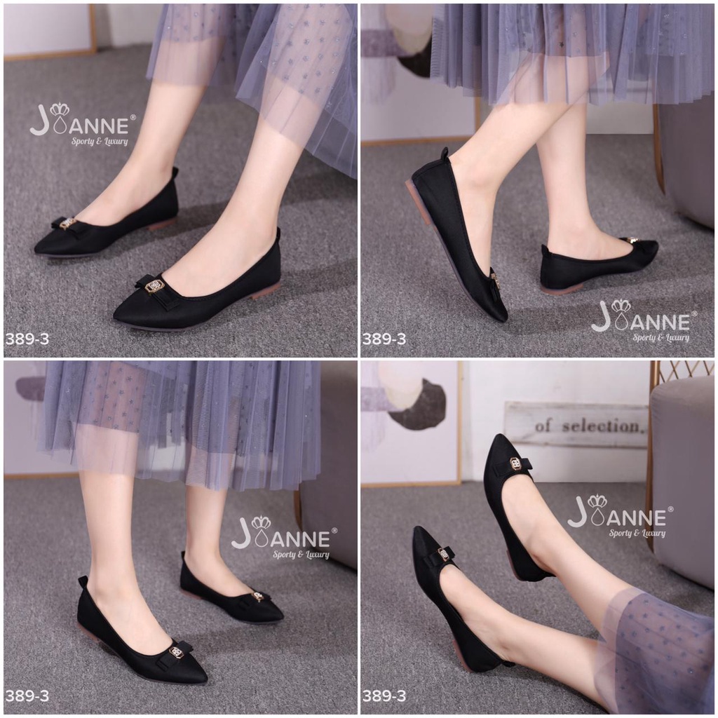 JOANNE SEPATU WANITA FLATS SHOES #389-3 ORIGINAL