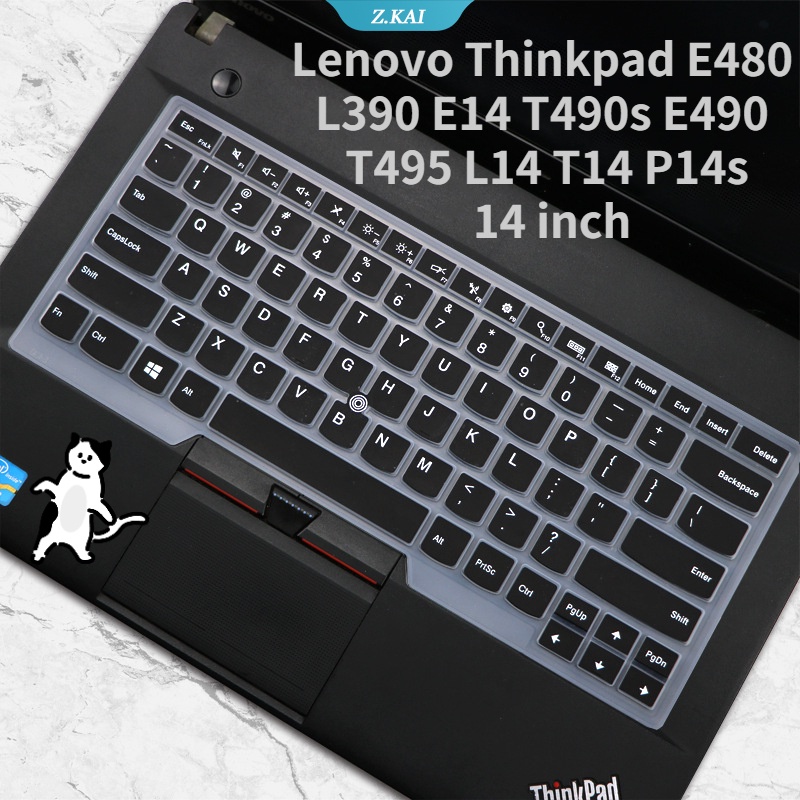 Skin Cover Pelindung Keyboard Laptop Bahan Silikon Untuk Lenovo Thinkpad E480 L390 E14 T490s E490 T495 L14 T14 P14s