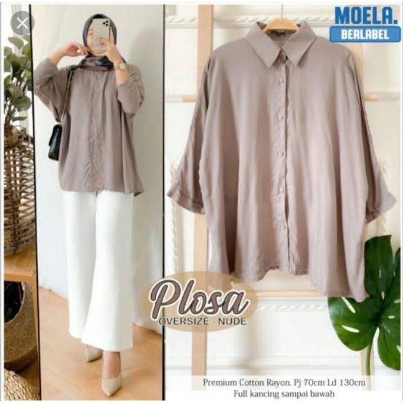 ADEBA - PLOSA BLOUSE WANITA OVERSIZE JUMBO BAHAN RAYON