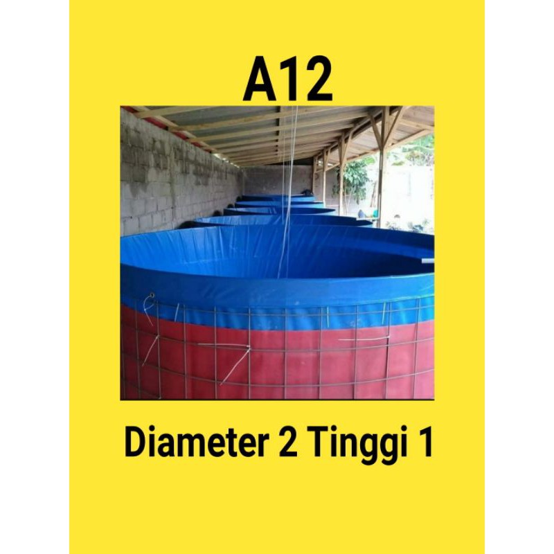 KOLAM TERPAL BUNDAR/KOLAM LELE D2 T1 A12