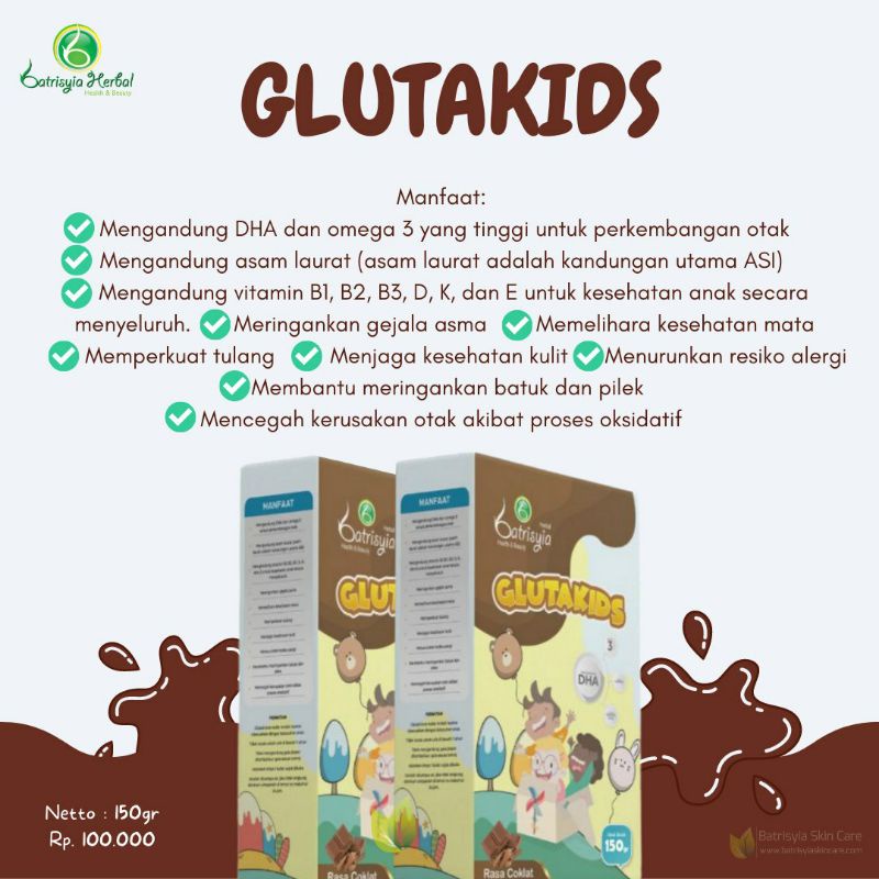 

glutakids extra rasa coklat 150gr(susu kambing ettawa)