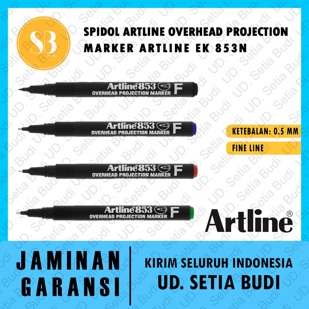 Spidol Artline Overhead Projection Marker Artline EK 853N