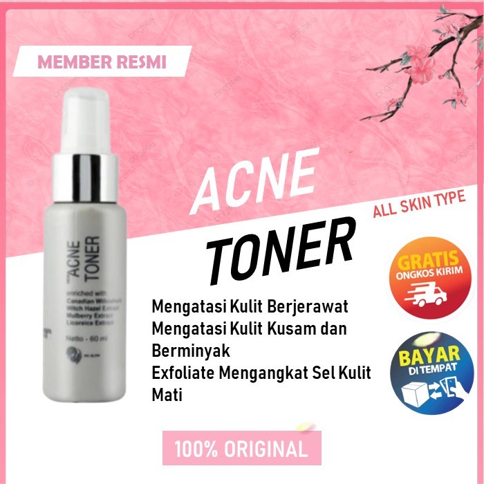 MS Glow Acne Toner / Toner Ms Glow Acne Ori / Toner Acne Ms Glow / Ms Glow Acne Series