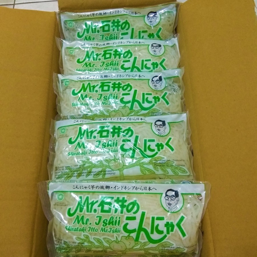 

Shirataki Hijau Wet Shirataki Green 1 dus / box (25 pc) via Expedisi