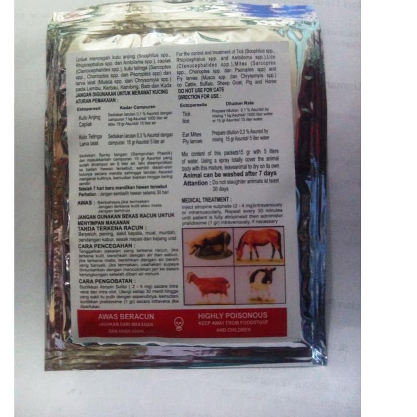 「SUPER Sale」 PEMBASMI KUTU HEWAN ASUNTOL-ANJING-SAPI-KUDA-BABI-KERBAU