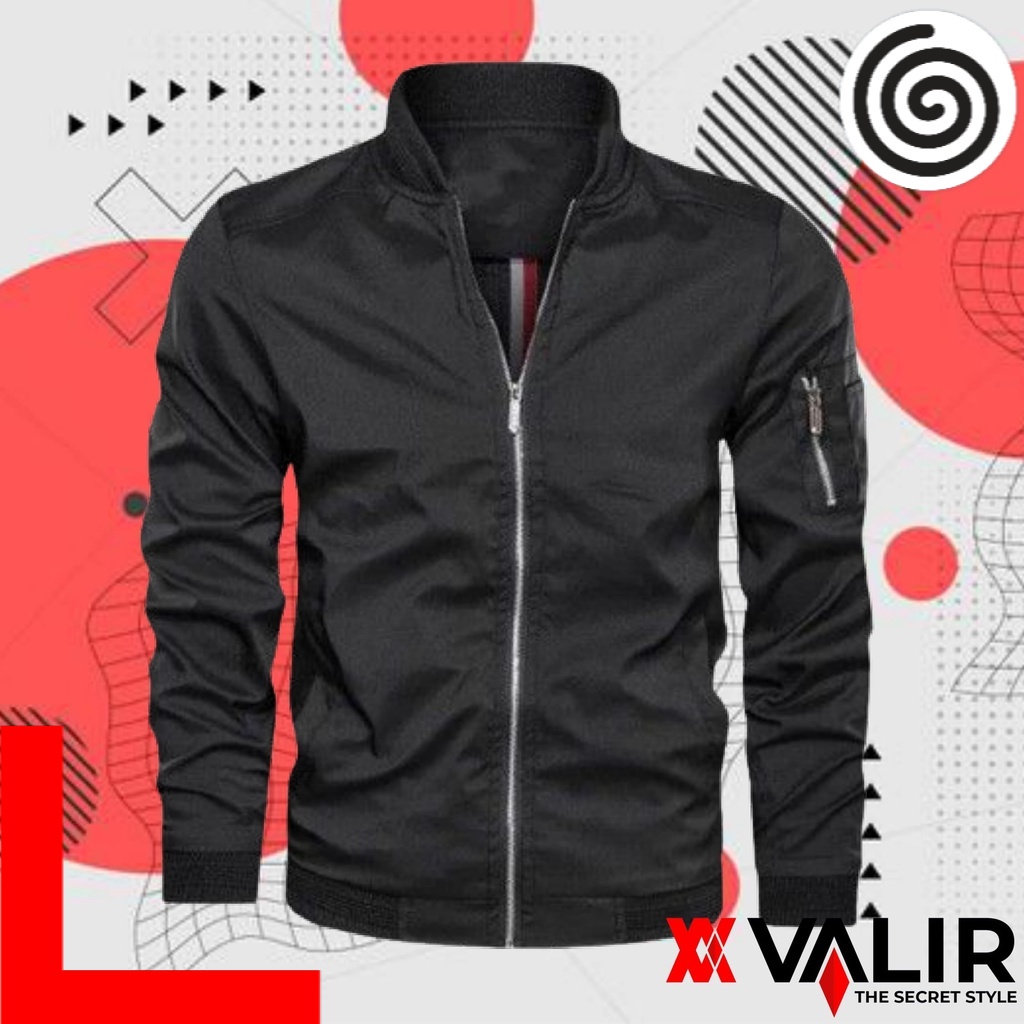 Valir Groove Jaket Pria Casual Trend Line Cotton Pairjack Clothing M - XXL