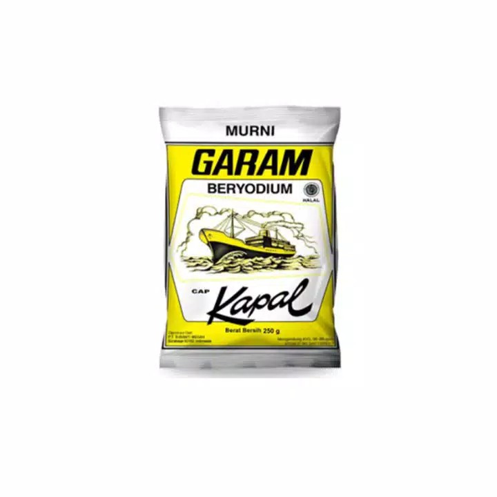 

Garam Kapal 250gr - Garam Beryodium Cap Kapal (2pcs)
