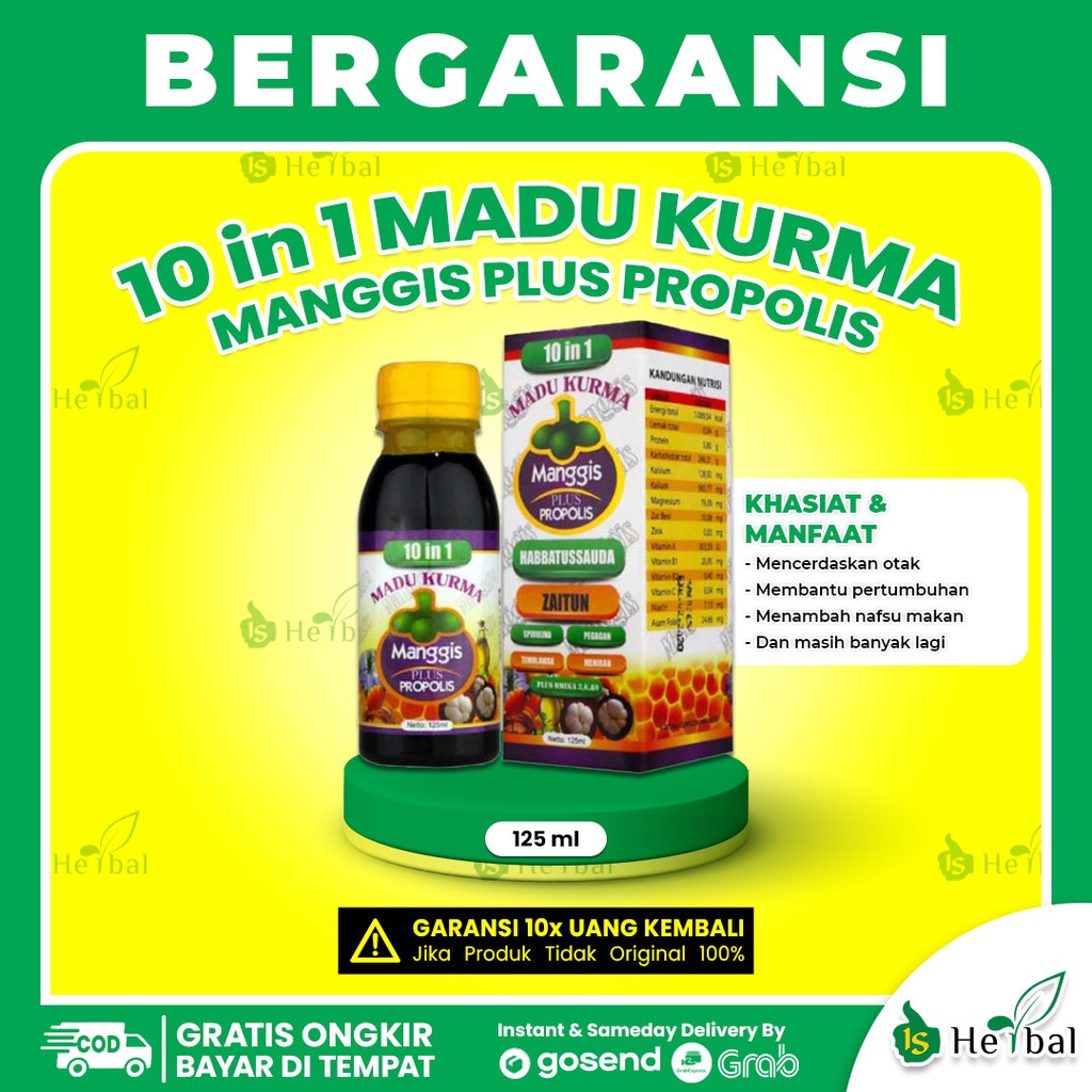 

MADU KURMA 10 IN 1 MANGGIS PLUS PROPOLIS