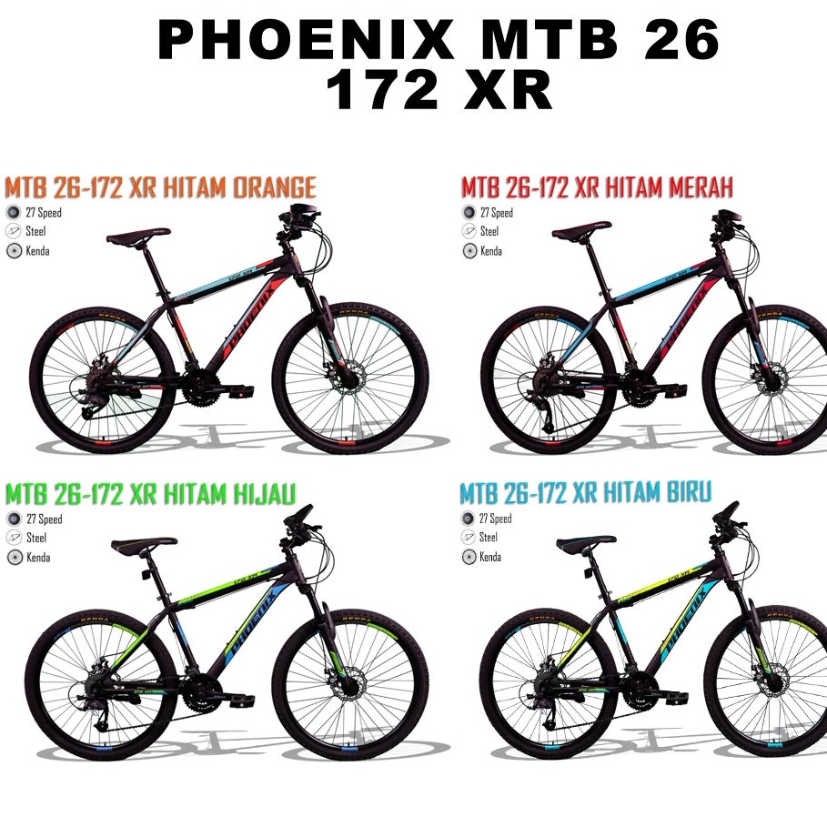 ❤Bazar❤ SEPEDA GUNUNG MTB 26 INCH PHOENIX 172 XR