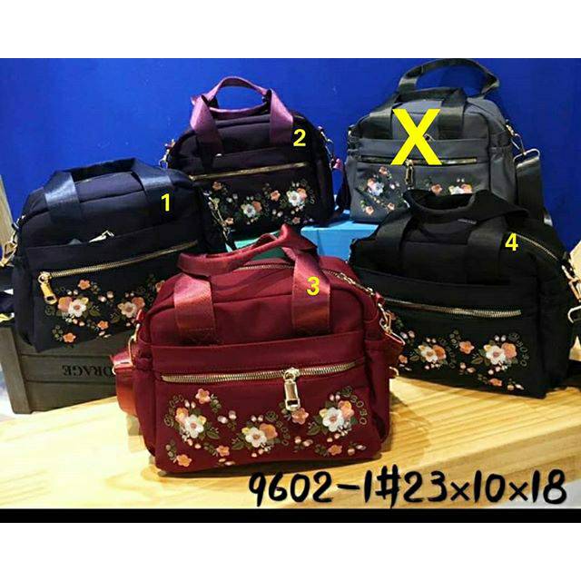 TAS BOBO BORDIR SLEMPANG 9602 IMPORT ORI