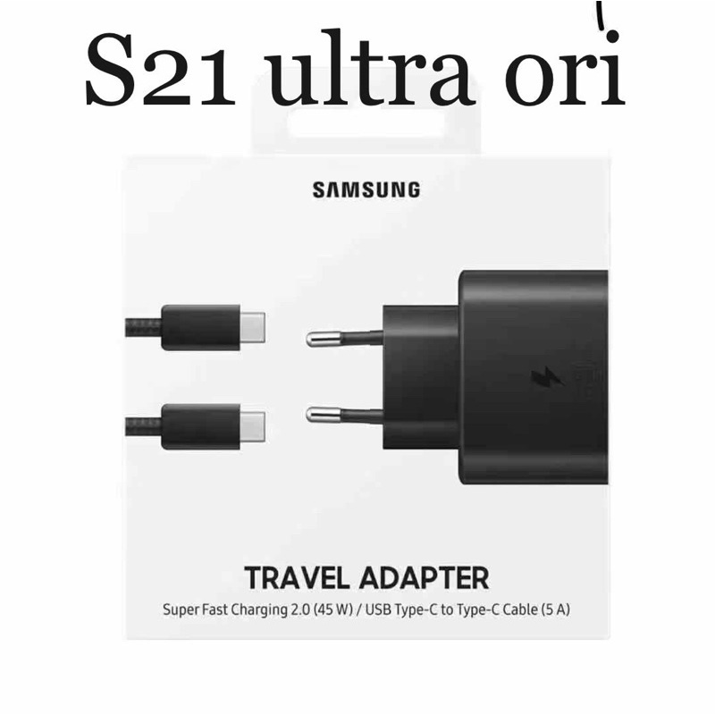 PROMO CHARGER SAMSUNG NOTE 20 ULTRA /S20 / S21 ULTRA KABEL USB C TO TYPE C ORIGINAL QUALITY