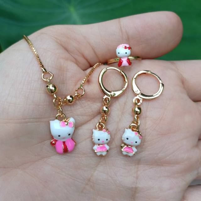 Kalung set anak xuping lapis mas 18 k Shopee Indonesia Kalung set anak xuping lapis mas 18 k Shopee Indonesia