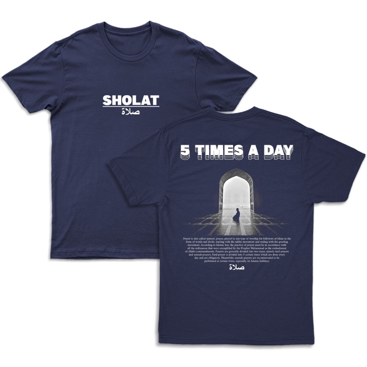 Kaos Dakwah Islami Streetwear Murah Sholat-3