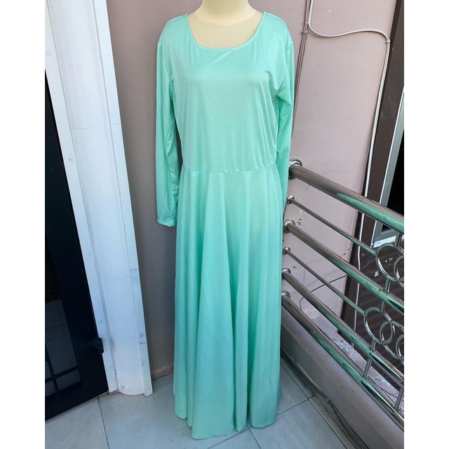 MONZA PRELOVED — Baju Dress Inner/Gamis Hijau Pastel
