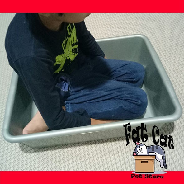 BAK PASIR Litter Box KUCING HAMSTER super besar Jumbo