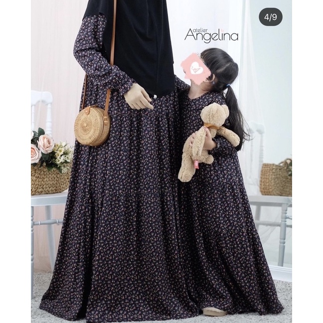Bella Dress - Bunga Katuk by Atelier.Angelina edisi Juli size S