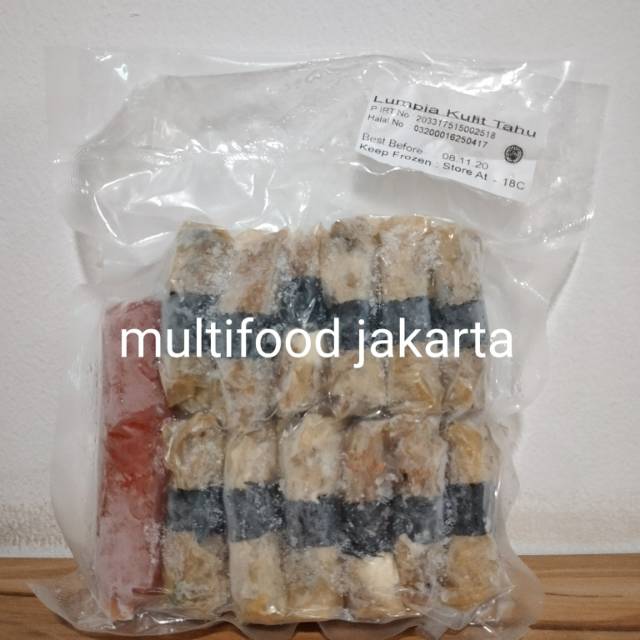 

RB Lumpia kulit tahu frozen isi 12 homade