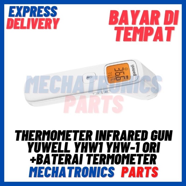 [HDE-9002] THERMOMETER INFRARED GUN YUWELL YHW1 YHW-1 ORI +BATERAI TERMOMETER