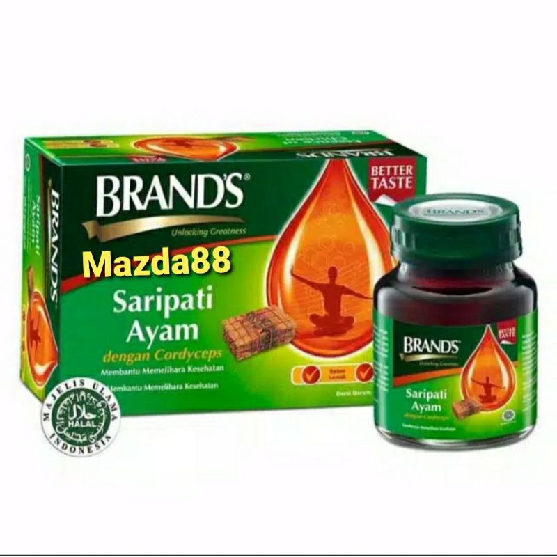 

BRAND'S Sari Pati Ayam Cordyceps 70gr isi 6 botol