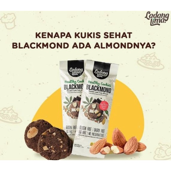 Ladang Lima SACHET  Blackmond Cookies Sachet 33gr