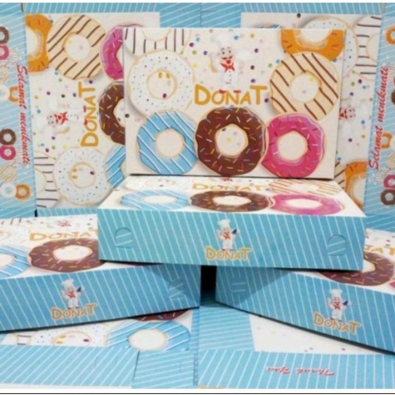 

kotak box dus donat isi 6 (10pcs)