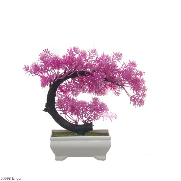 Bunga Plastik Hias Bonsai Sabit 5009-Ungu