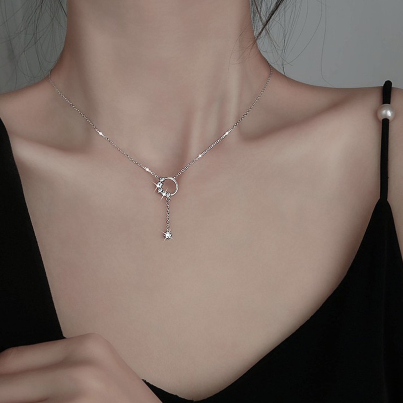 Kalung Rantai Liontin Gurita Hias Zircon Gaya Koreavintagetrendy Untuk Wanita