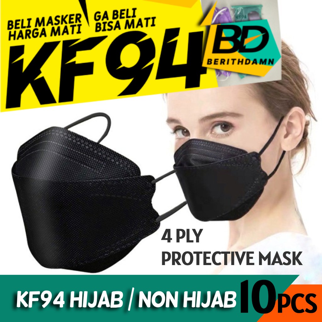 ALL VARIAN MASKER 4 FLY KF94 Masker Anak Karakter KN95 Masker KF94 Hijab Masker Korea COVID