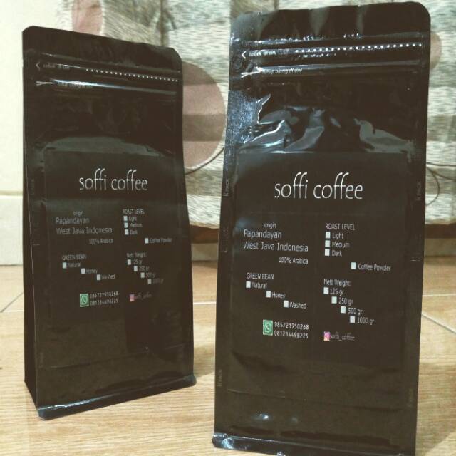 

KOPI ARABIKA FULLWASH PAPANDAYAN GARUT KEMASAN 100gr