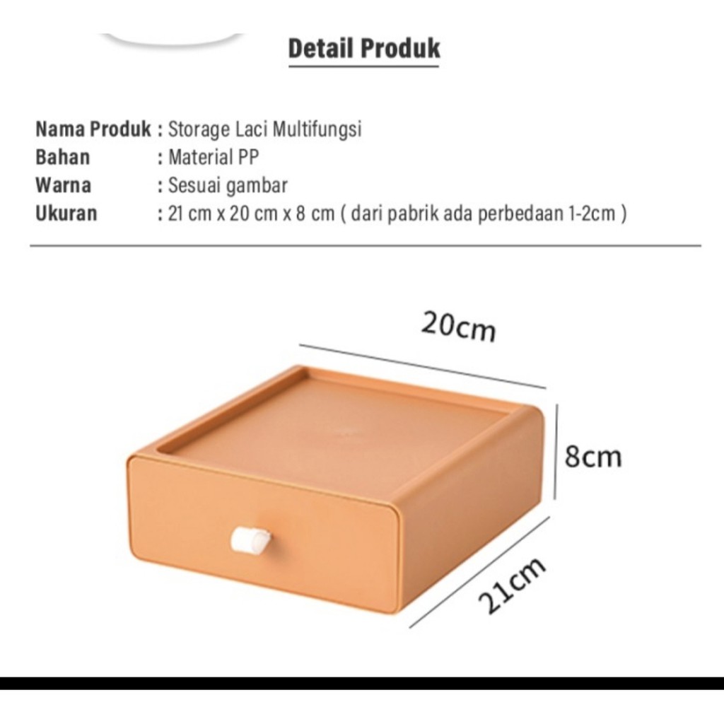 Laci Storage 1068 Rak Kosmetik Rak Kamar Mandi Kotak Penyimpanan Multifungsi