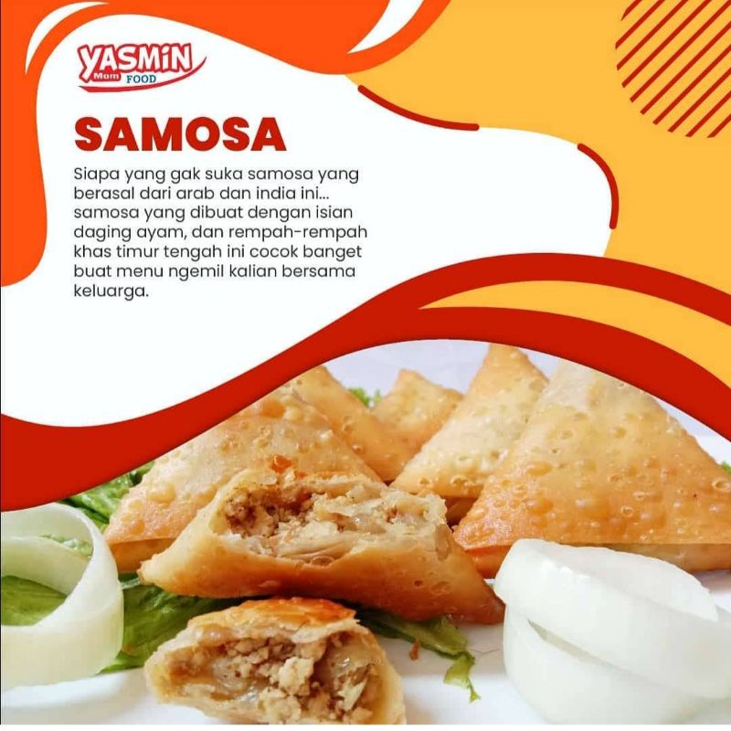 

samosa/non msg/tanpa pengawet/yasmin mom food