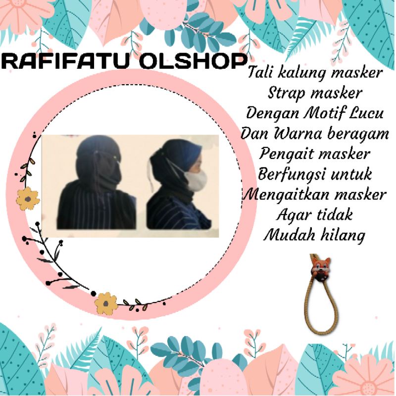 Strap Masker/ Kalung Masker/Pengait Masker/Strap Kacamata/Tali Masker Gantungan DI Leher/pria wanita
