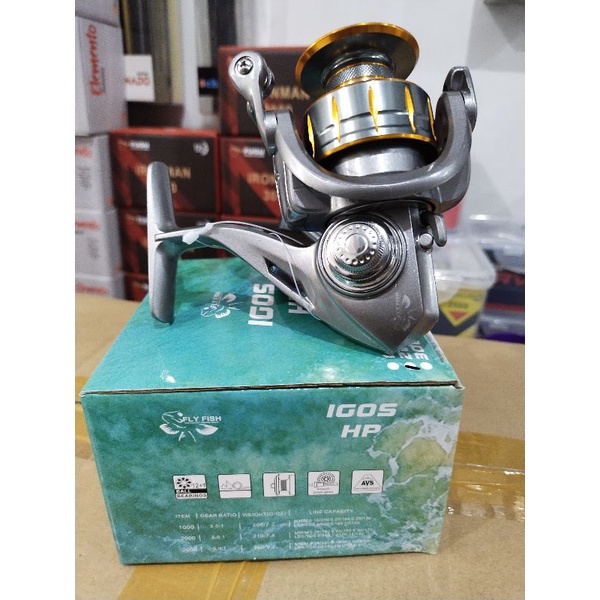 reel power handle fly fish igos 2000