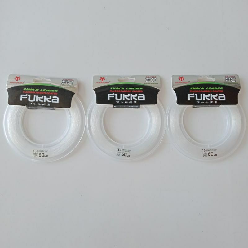 SHOCK LEADER JAKKARU FUKKA FLUOROCARBON...JAPAN QUALITY