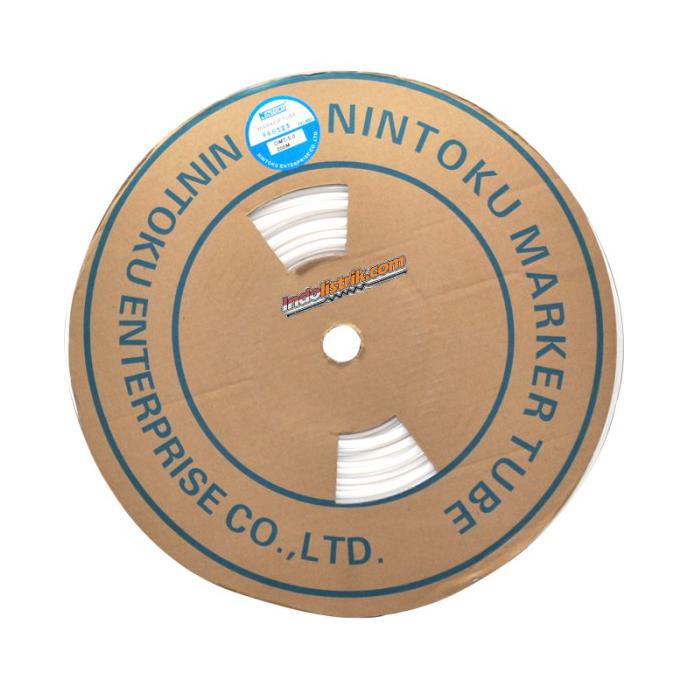 

Marker Tube 5,0Mm 200Mtr/Roll Kabel Marker Label Omt 5.0 Putih Nintoku Raisaboutique12