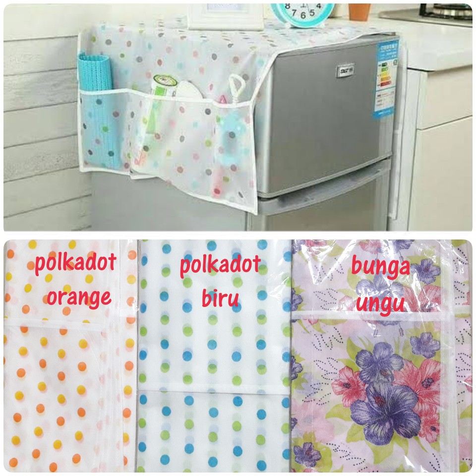 Taplak Kulkas Penutup Waterproof Cover Kantong Storage Pouch serbaguna multifungsi anti air interior