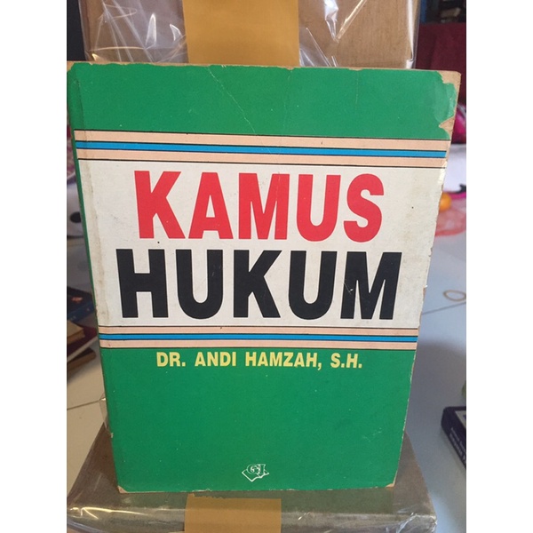 BUKU ORIGINAL - KAMUS HUKUM DR.ANDI HAMZAH,S.H.