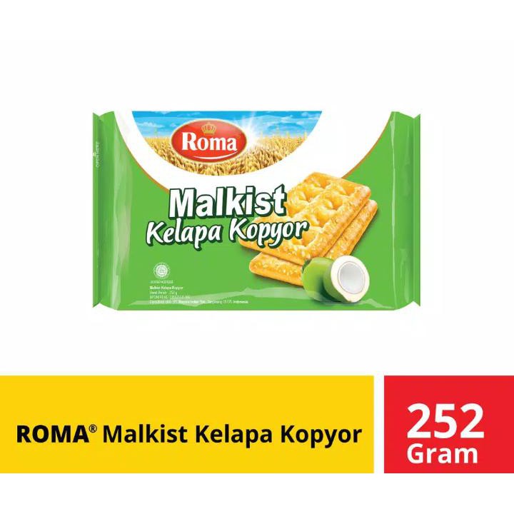 

Aneka_Snack Roma Malkist Kelapa Kopyor 252 gram ( Free Packing & Buble )/ Aneka Snack/ Biskuit