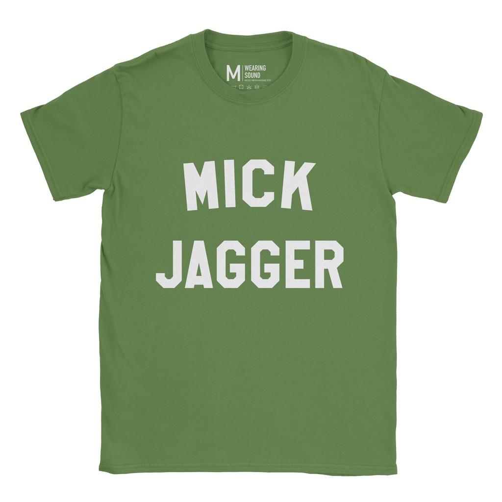 Baju Kaos Band Mick Jagger Kiwi