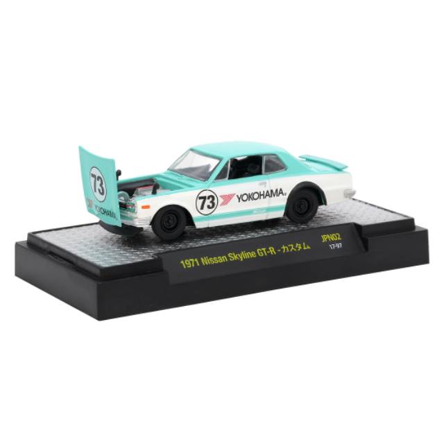 M2 Machines 1971 Nissan Skyline GT-R  No. 73 'Yokohama'