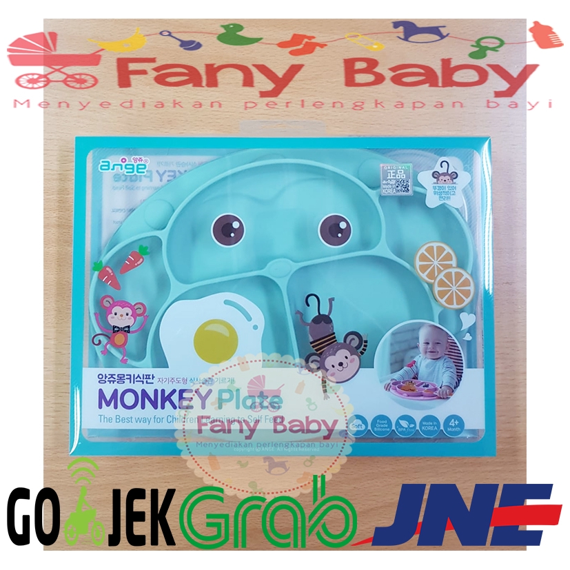 Ange Monkey Plate / Piring Makan Bayi