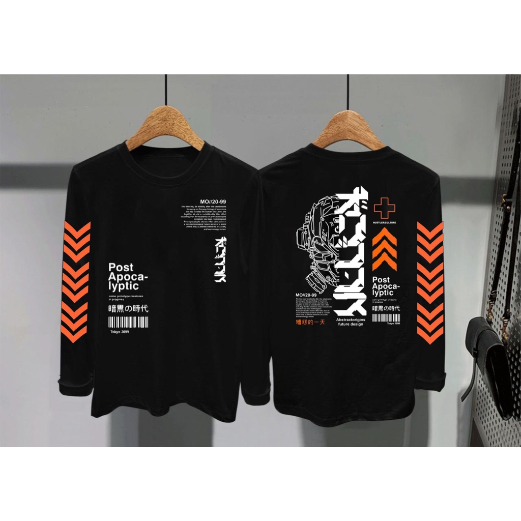 Kaos Pria Distro Gundam / Baju Kaos Pria / Atasan Pria / Tshirt Pria / Kaos Pria Lengan Panjang / Ka