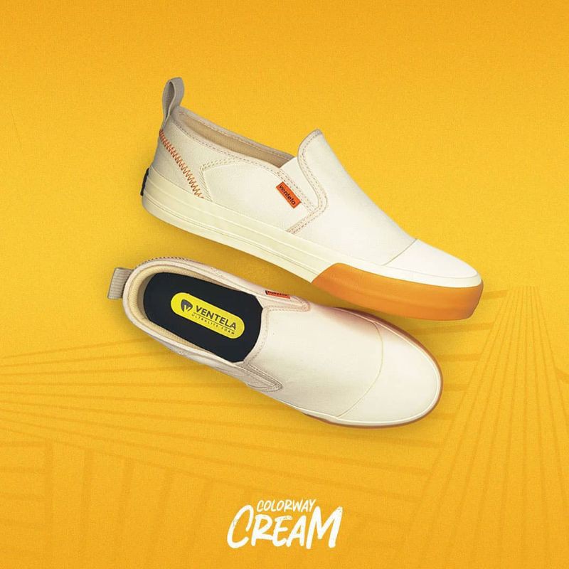 VENTELA SLIP ON ARMOR ( CREAM )