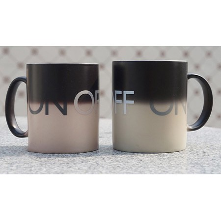 Mug Bunglon Berubah Warna ON OFF