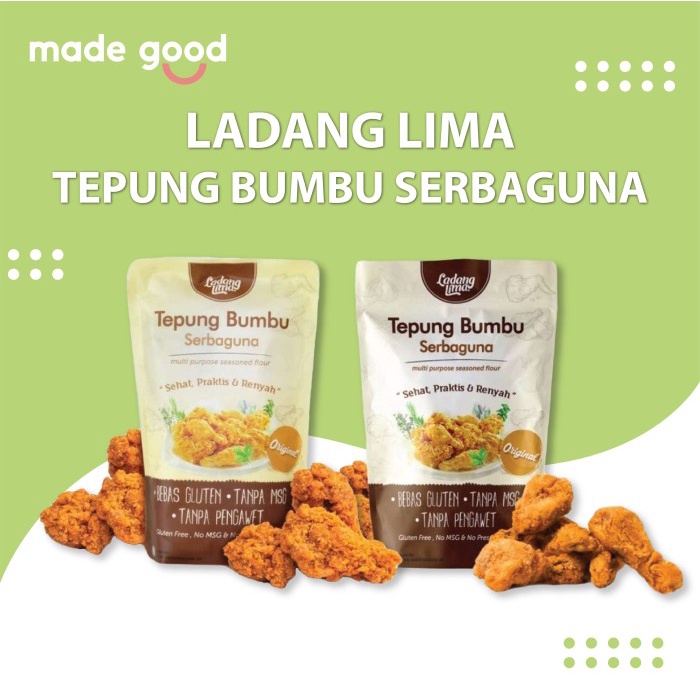 

Tepung Bumbu Bebas Gluten Free, Sehat 150 gram - Ladang Lima