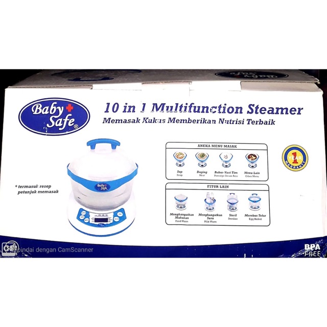 10 in 1 multifunction Steamer Baby Safe