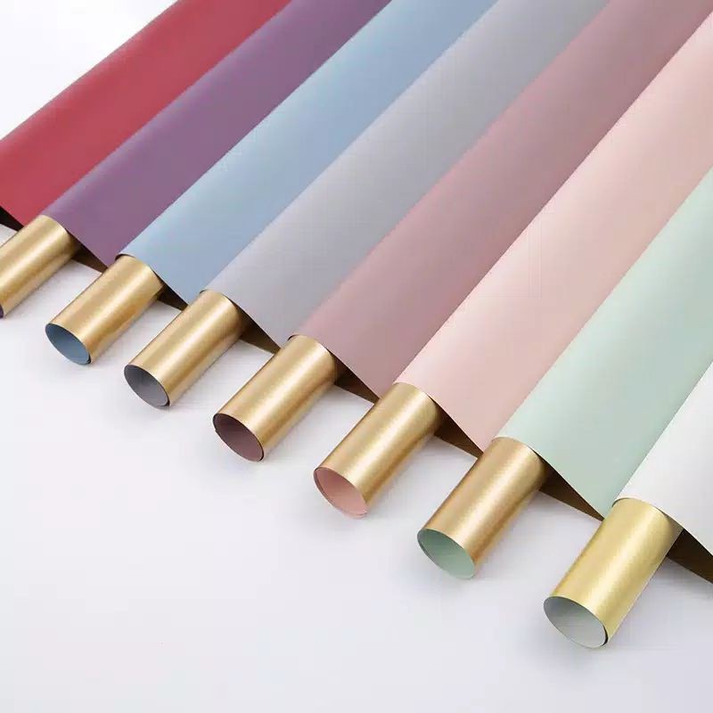 

BICOLOR GOLD CELLOPHANE PACK (58X58CM)- kertas bunga wrapping paper
