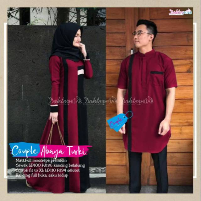 COUPLE ABAYA TURKI