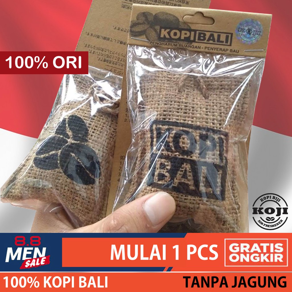 PARFUM MOBIL KOPI BALI - KOJI ORIGINAL - PENGHARUM MOBIL KOPI - PEWANGI AROMA KOPI