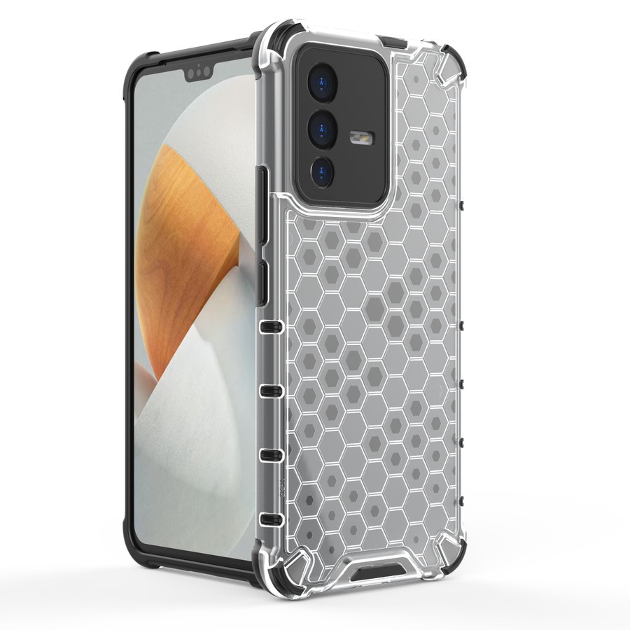 VIVO V25 5G / V25E / V25 PRO / V23 5G / V21 5G SOFT CASE RUGGED ARMOR HONEYCOMB